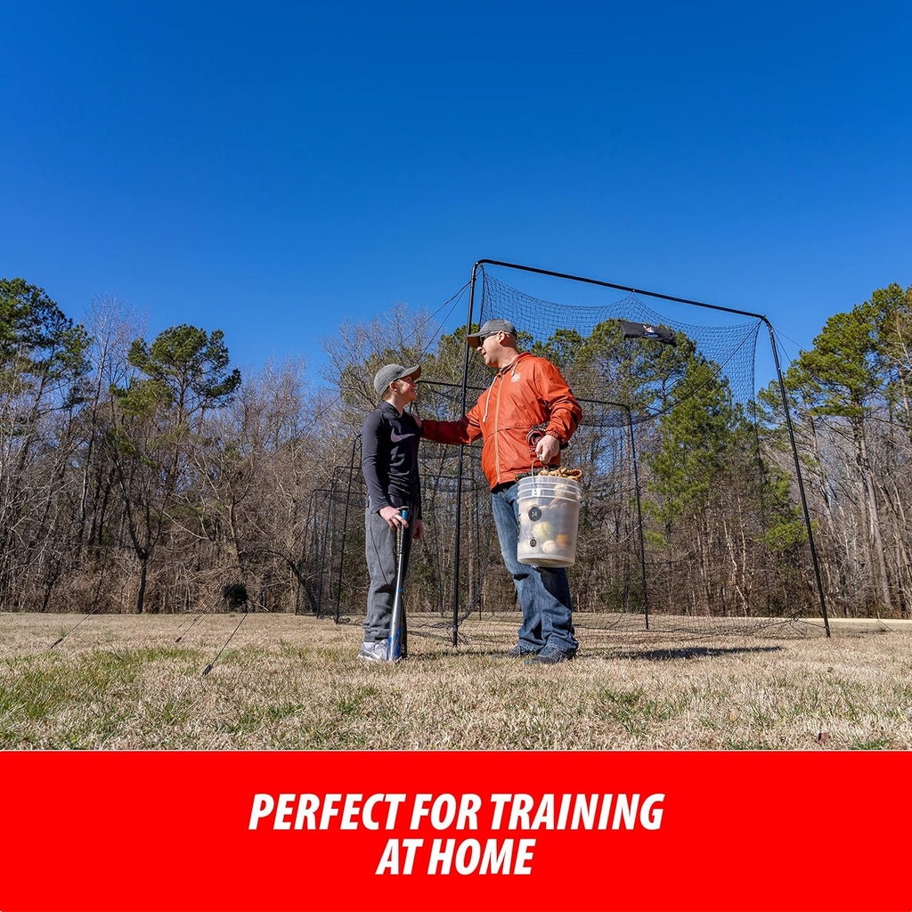 40 and 60 Foot Batting Cage with Frame and Netting Y86516