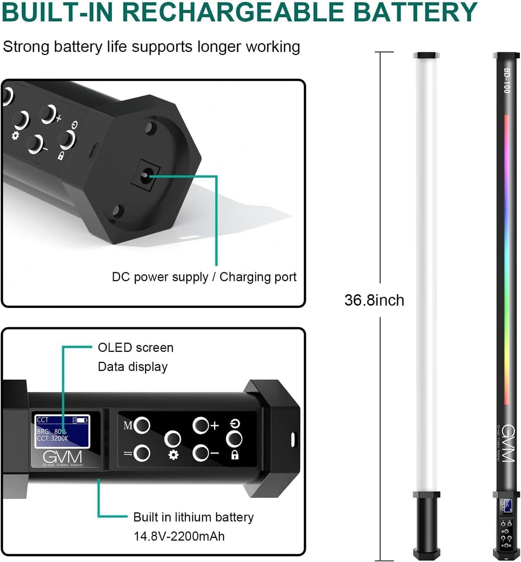 RGB Light Wand with Rechargeable Battery V732145