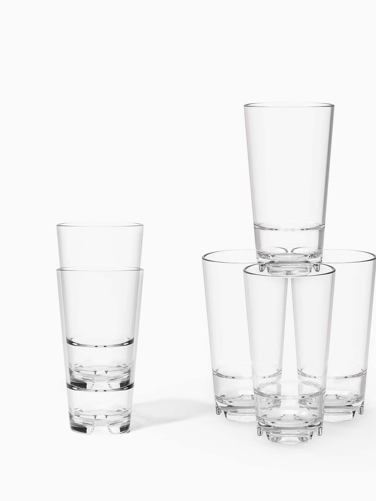 16oz Stacking Pint, Set of 24, Dishwasher Safe J605