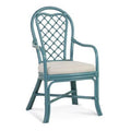 Green and Blue Stripe Arm Chair (Set of 2) Y926
