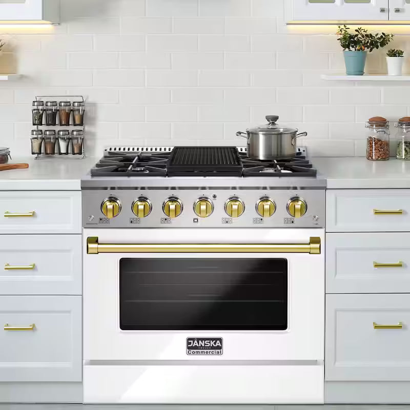 36 in. 5.2 cu. ft. Gas Range with 6-Sealed Burners J77679