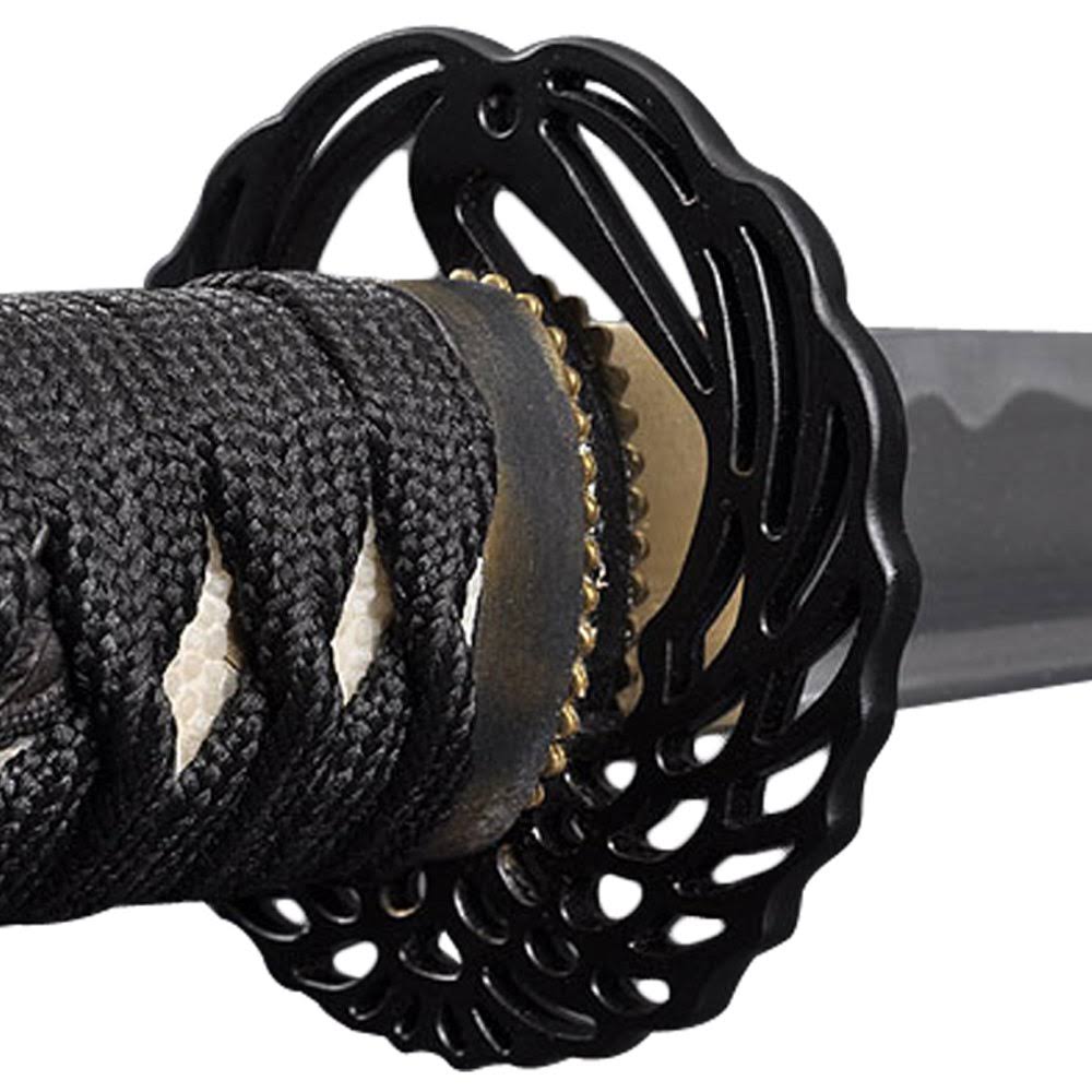 Black Scabbard Aluminium Alloy Unsharpened Training Katana H3284