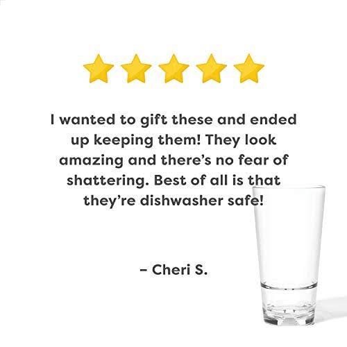 16oz Stacking Pint, Set of 24, Dishwasher Safe J605