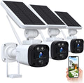 4 Camera Set Solar Security Camera System with Base Station F811