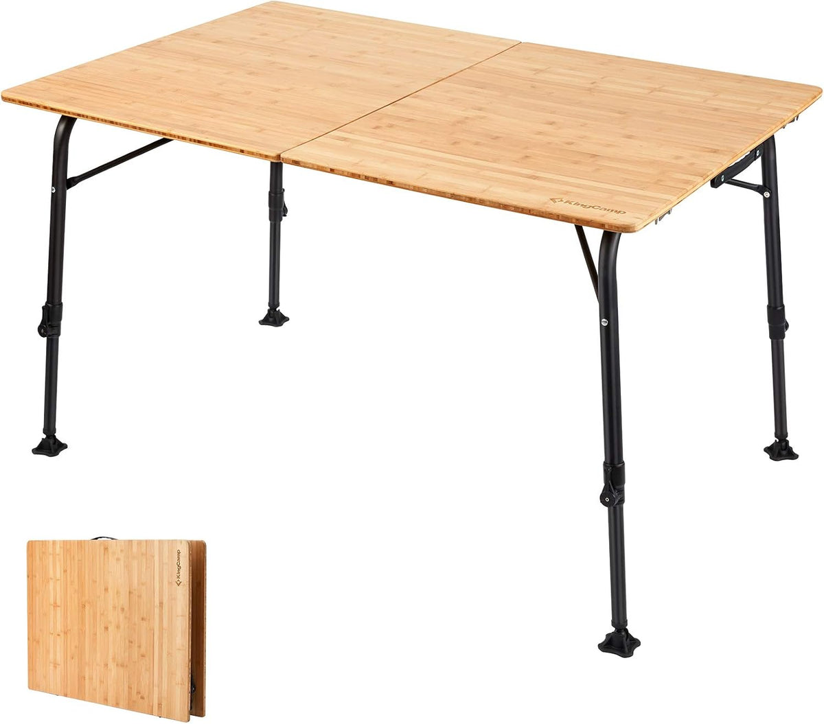 Bamboo Heavy Duty Oversize Portable Folding Table L422