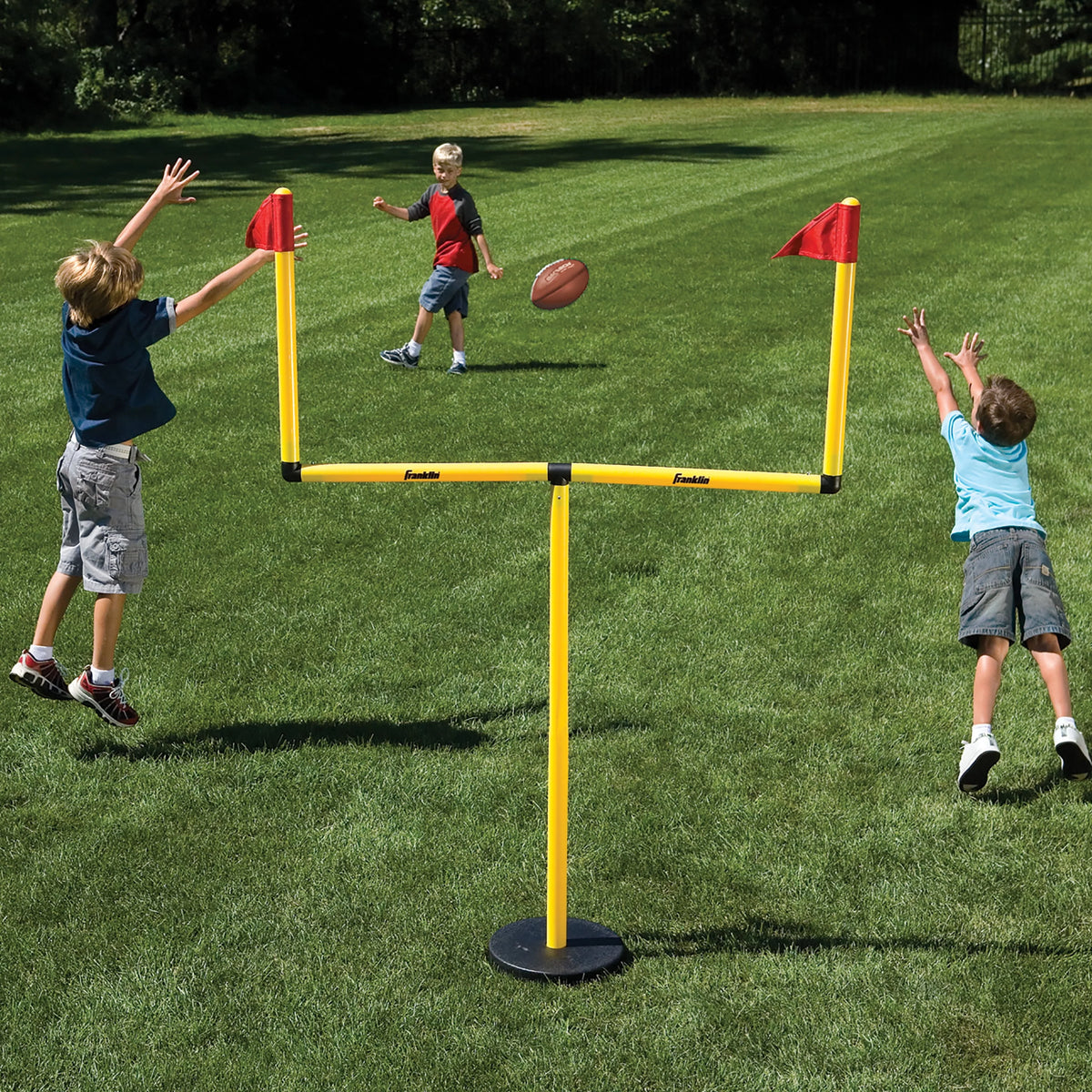 Adjustable 2 Goal Football Post Set N2769