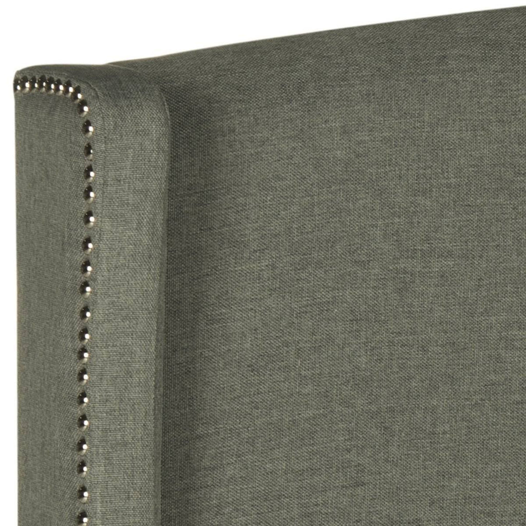 Grey Twin Linen Headboard A27312