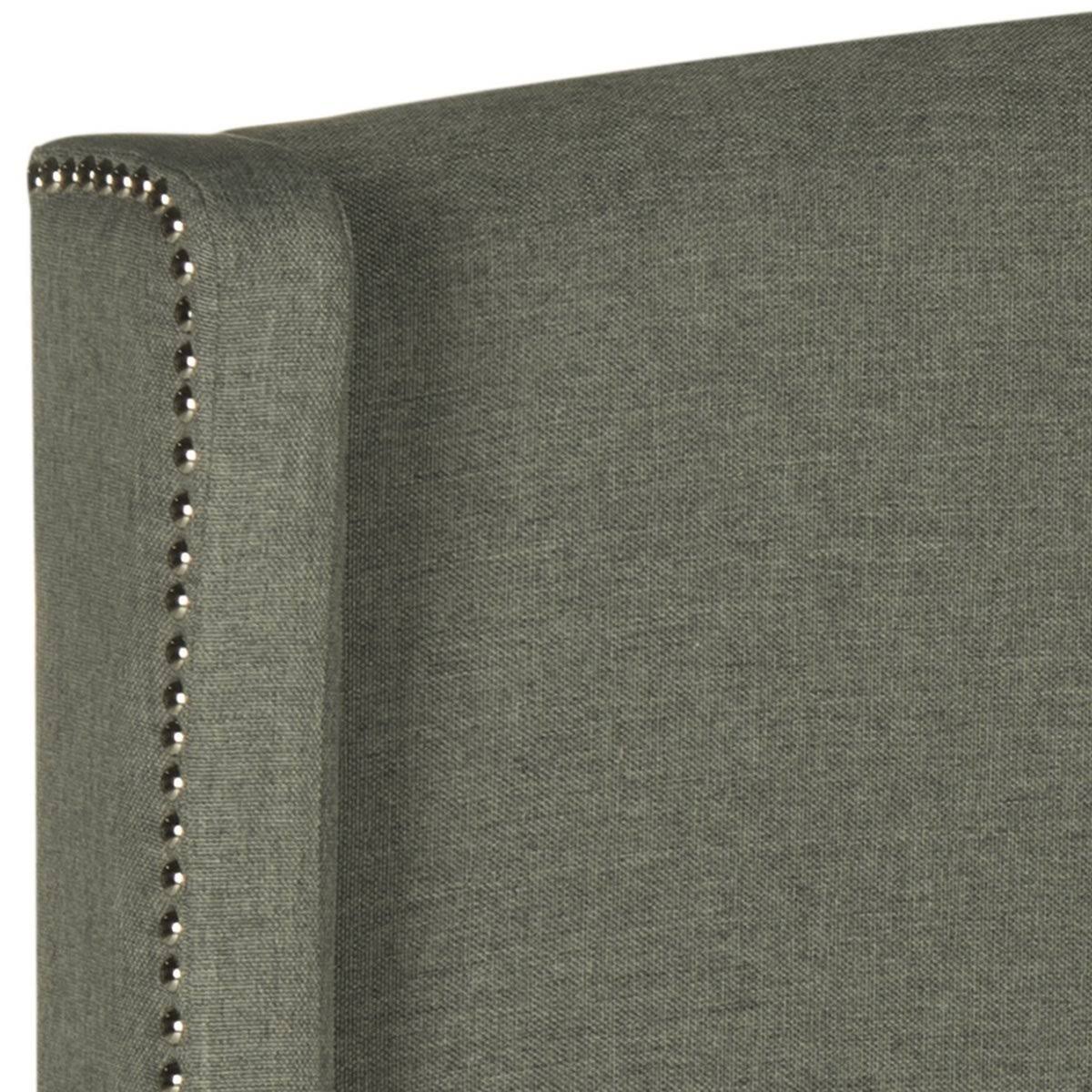 Grey Twin Linen Headboard A27312