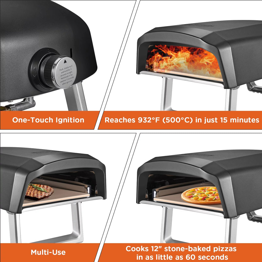 Propane Gas Portable Outdoor Pizza Oven O868287