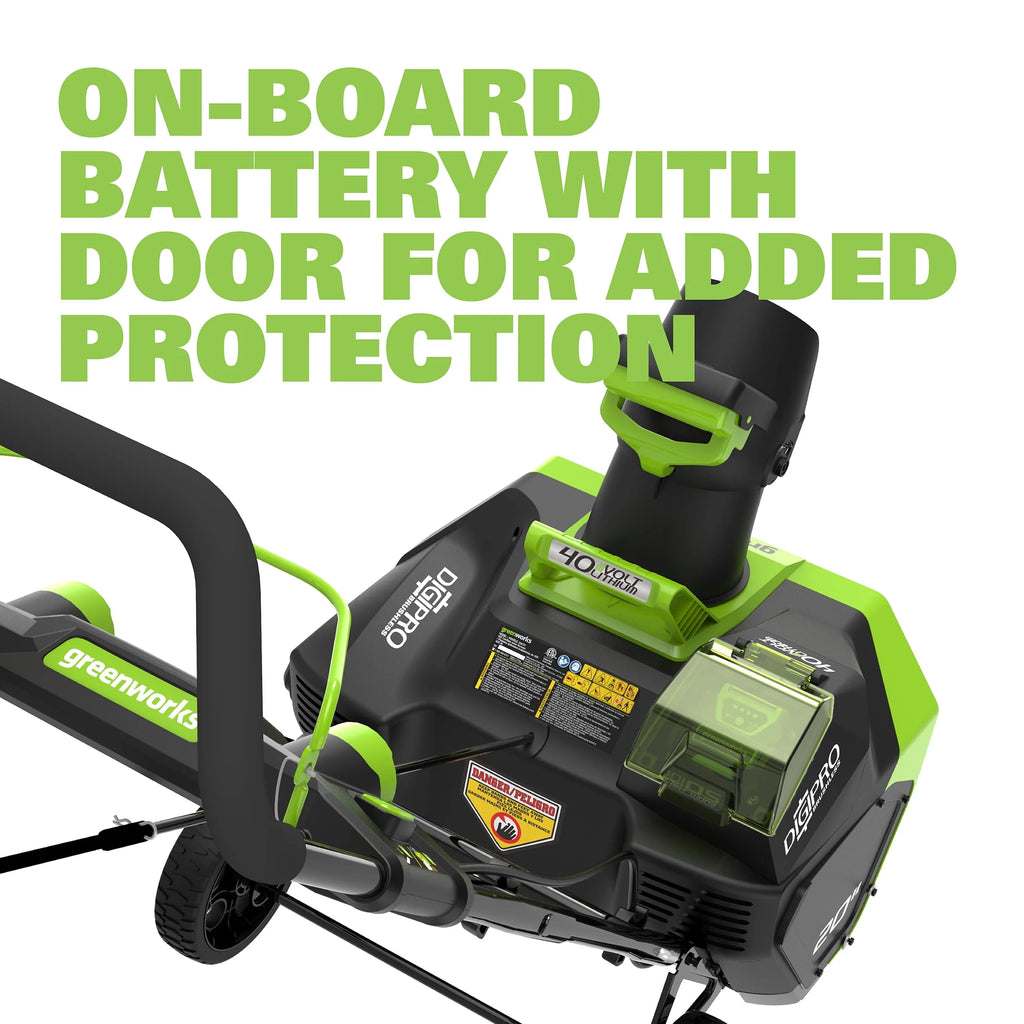 40V 20-inch Cordless Brushless Snow Blower with 4.0 Ah Battery and Charger N764614