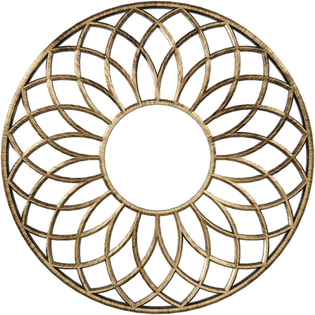 40x22OD x 13 5/8x22ID x 1x22P PVC Ceiling Medallion C597