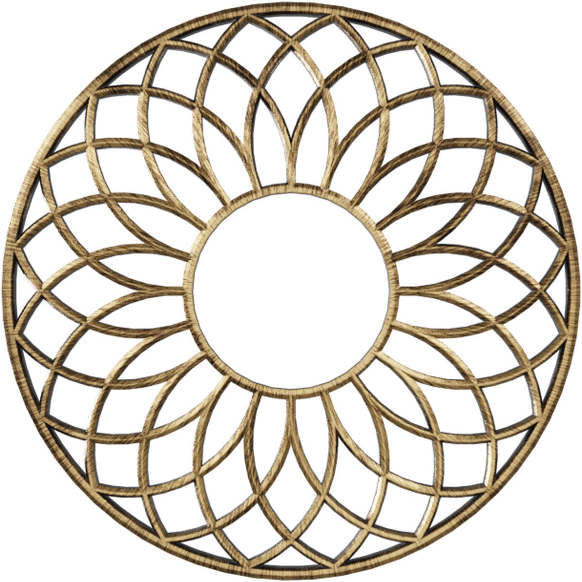 40x22OD x 13 5/8x22ID x 1x22P PVC Ceiling Medallion C597