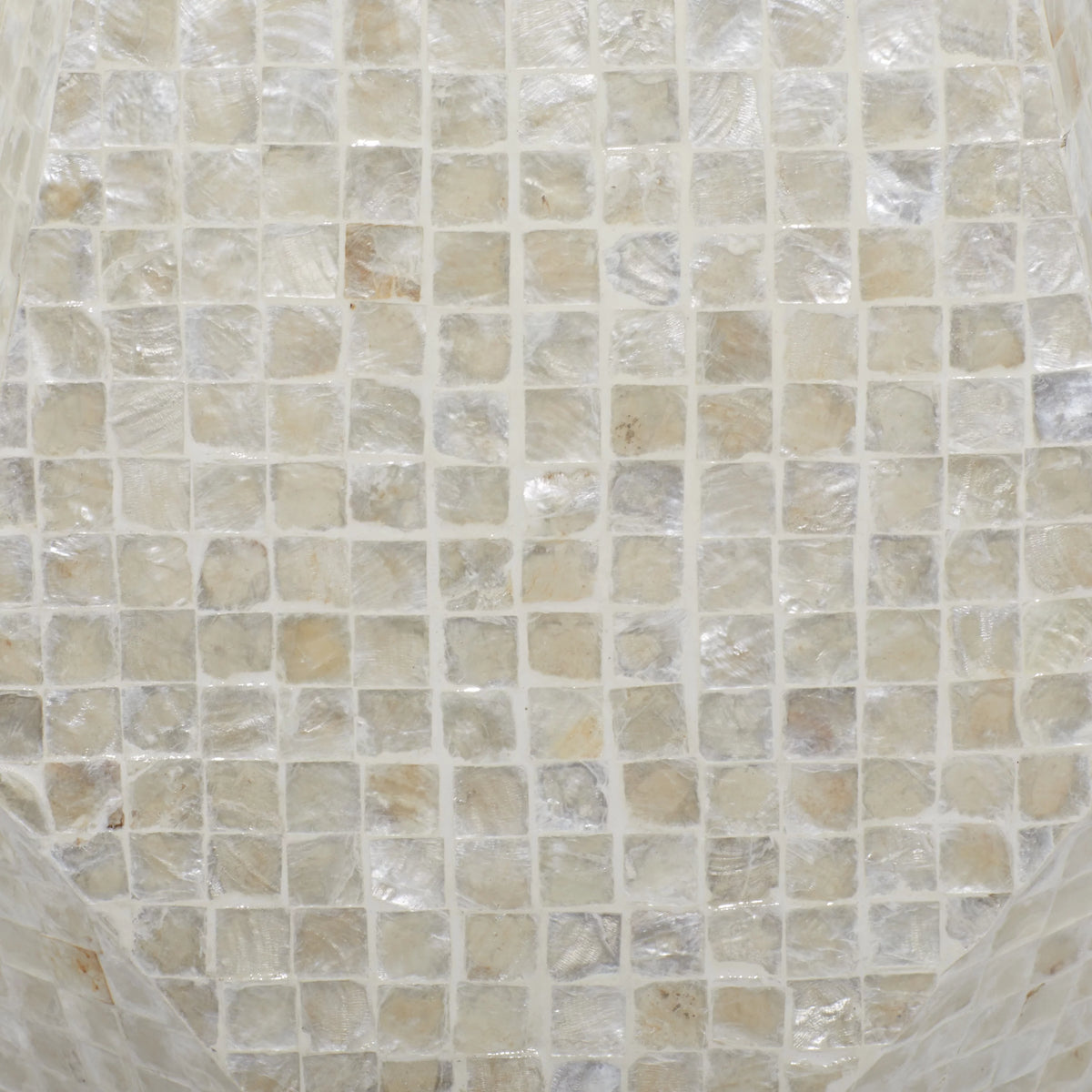 Cream Mother of Pearl Handmade Accent Table S2811