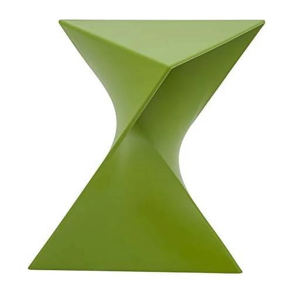 Green Plastic End Table Set Of 2 N390