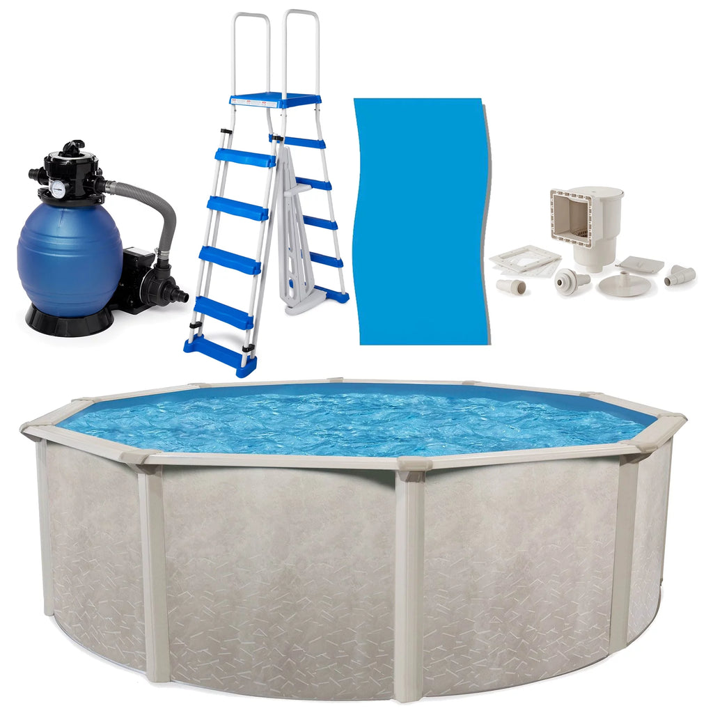18'x52 Above Ground Pool with Filter, Ladder, Liner, Skimmer R74208