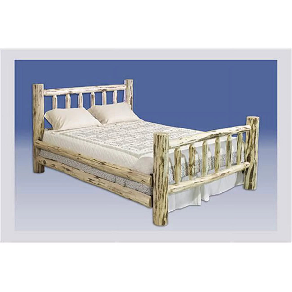 Twin Size Log Bed R62373