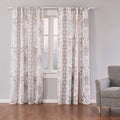 Paisley Cotton Window Panels with Rod Pocket A209358