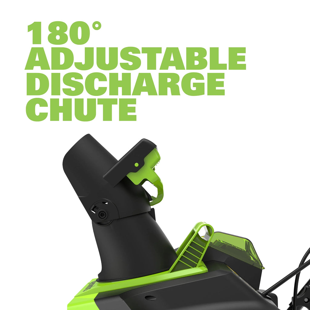 40V 20-inch Cordless Brushless Snow Blower with 4.0 Ah Battery and Charger N764614