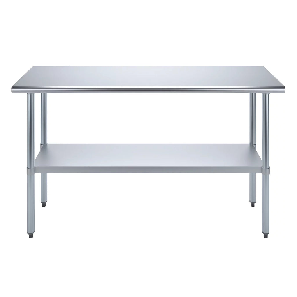 18" x 60" Stainless Steel Work Table with Undershelf K92389