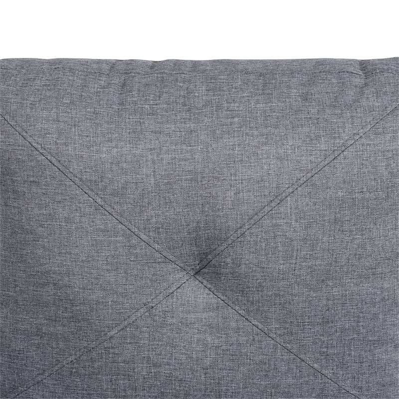 Microfiber Fabric Right Facing Sectional Grey T23621