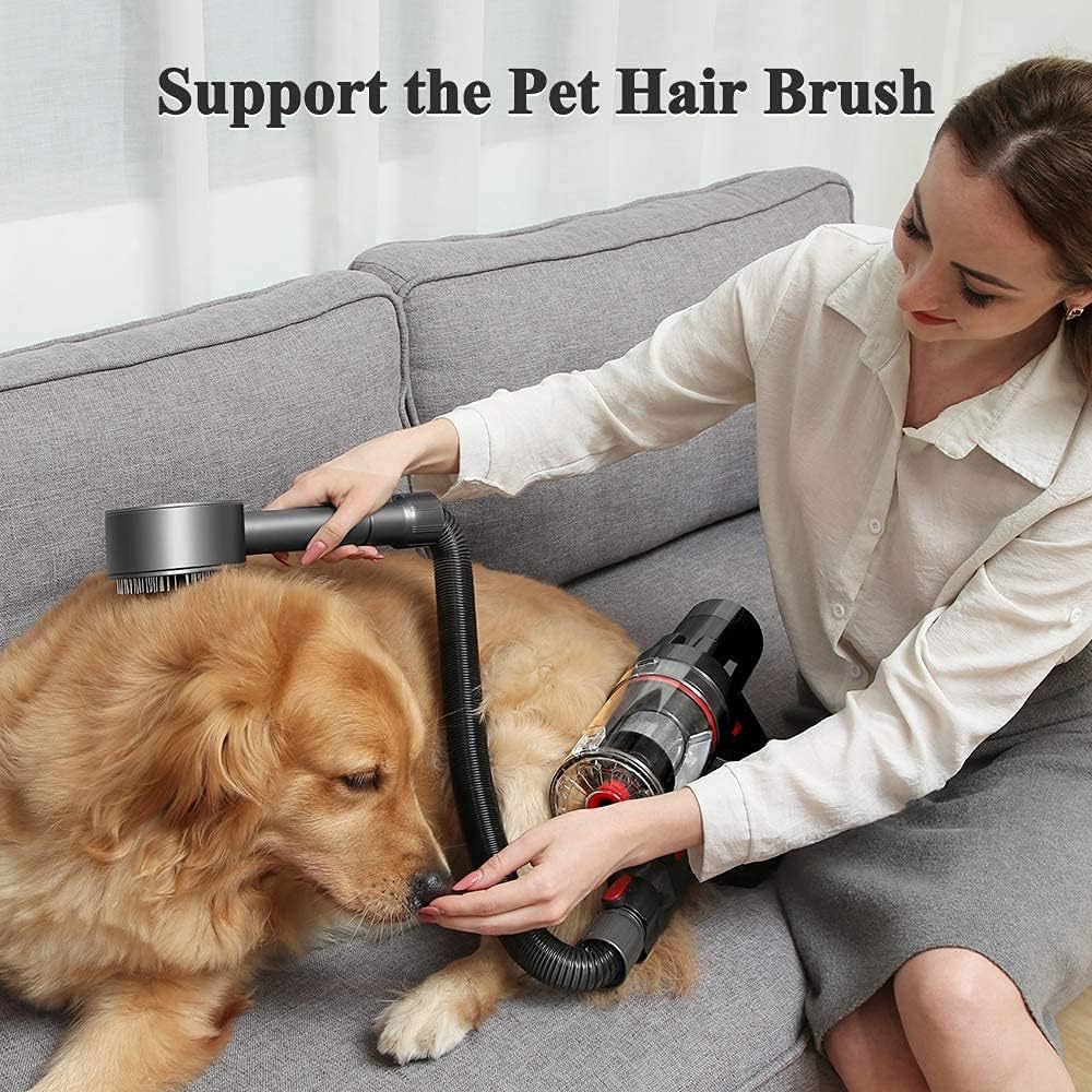 Gray Cordless Stick Vacuum with Removable Battery E706