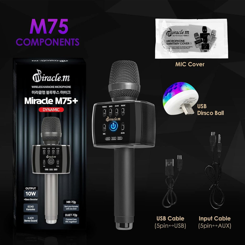 Bluetooth Wireless Karaoke Microphone with Speaker A632636