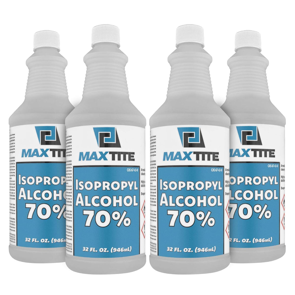 Isopropyl Alcohol 70% 4 Gallons (32oz, 16 Pack) Pack of 2 T274