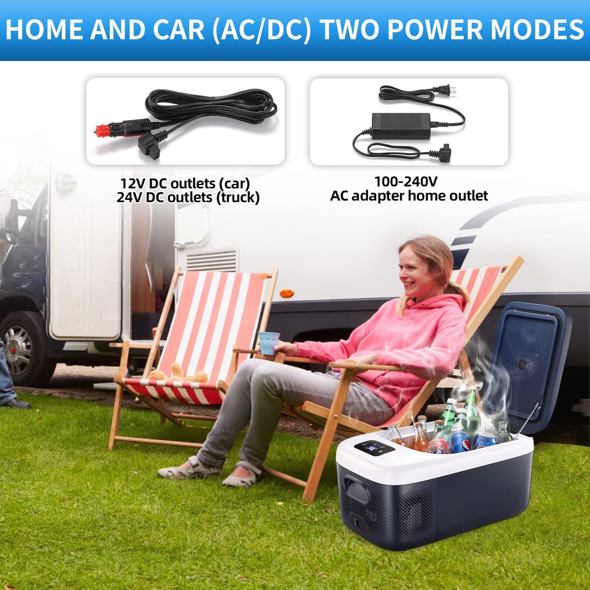 Portable Electric Car Refrigerator 20 Qt (18L) S97635