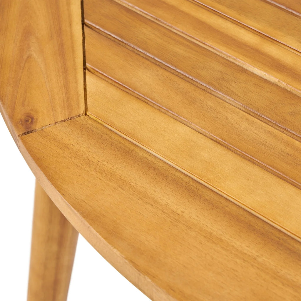 Acacia Wood 5 Piece Dining Set A98166