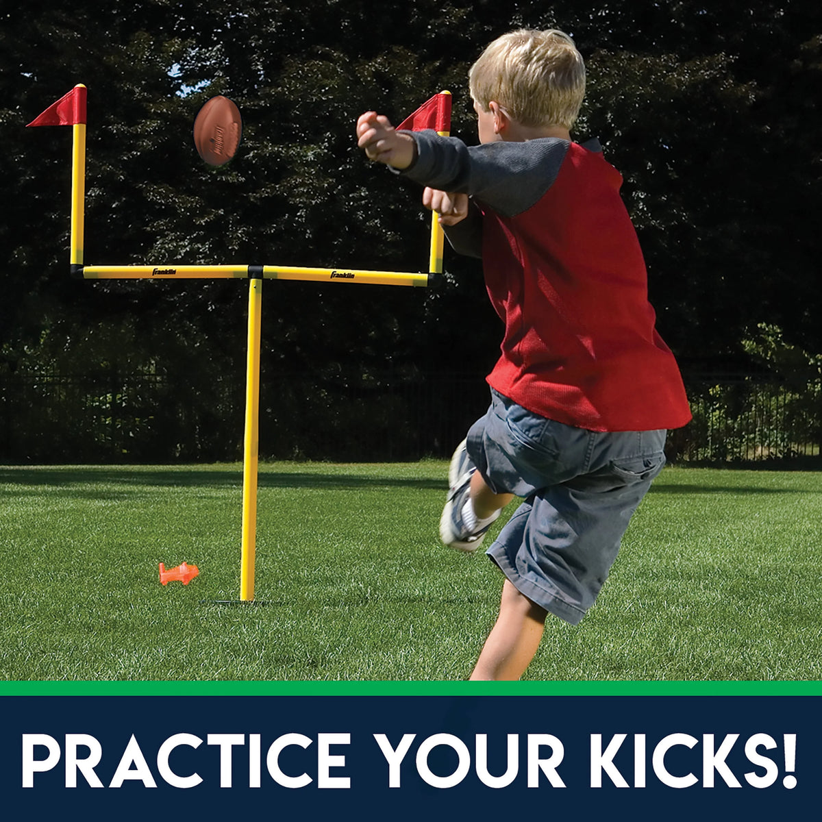 Adjustable 2 Goal Football Post Set N2769