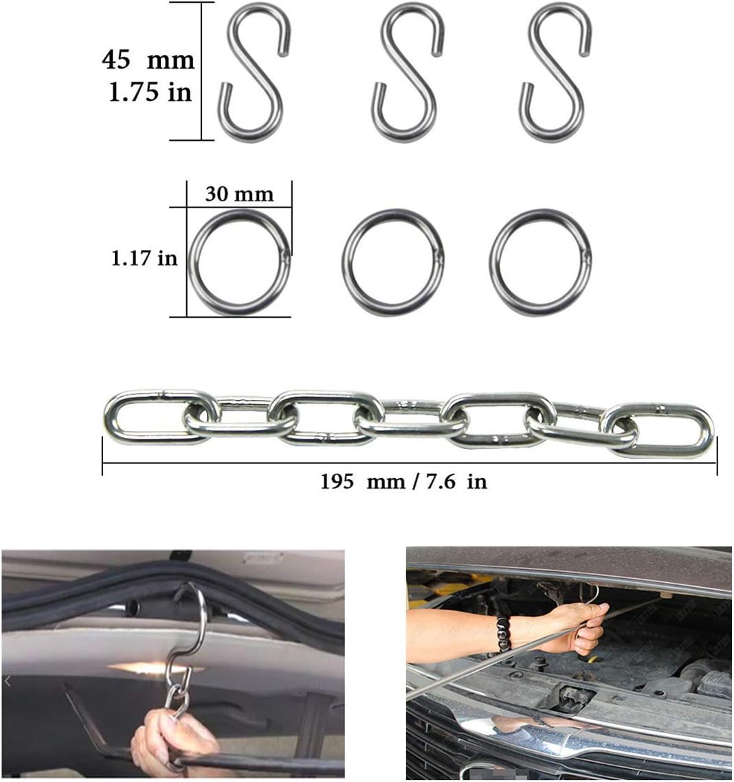 Paintless Dent Repair Tools 6 Pieces C Style Rods K285