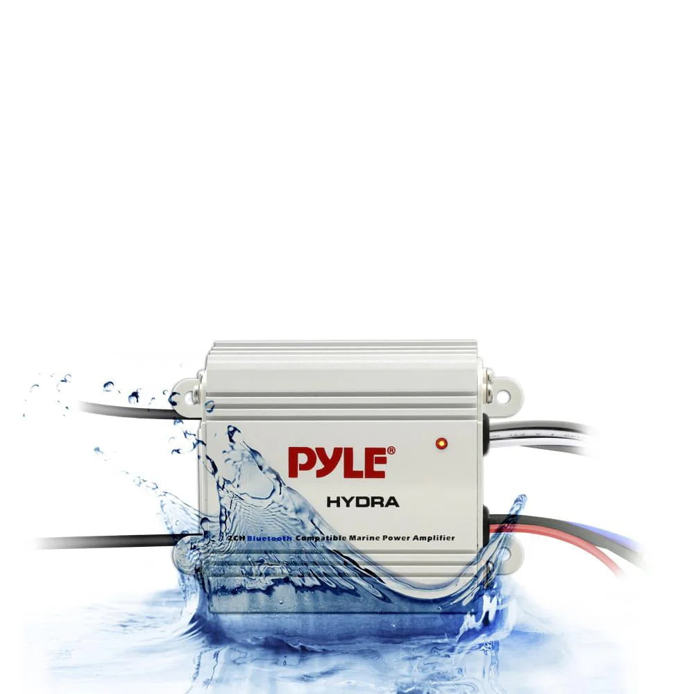 2-Ch. Waterproof Bluetooth Marine Amplifier Kit O1135