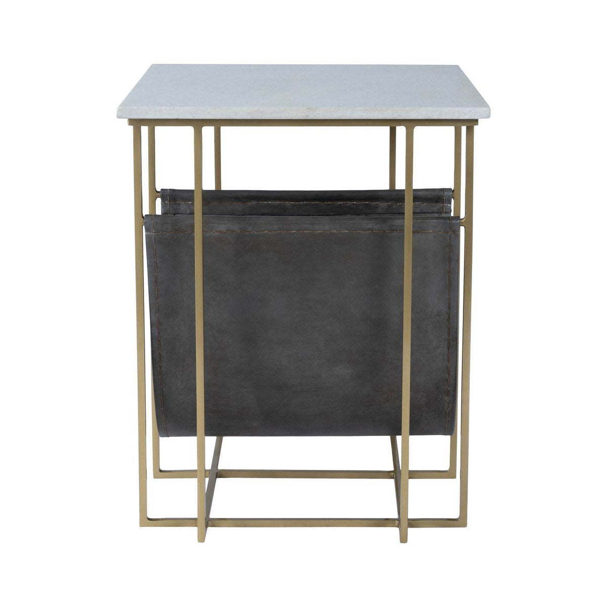 Marble Leather Magazine Table O378242