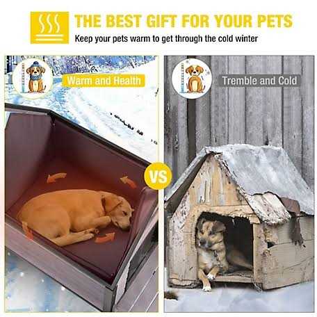 Insulated Large Dog House with Liner P67768