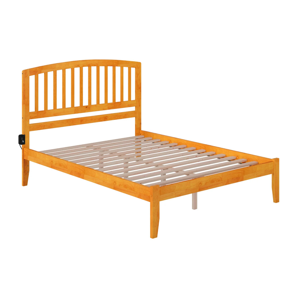 Queen Size Solid Wood Platform Bed T316