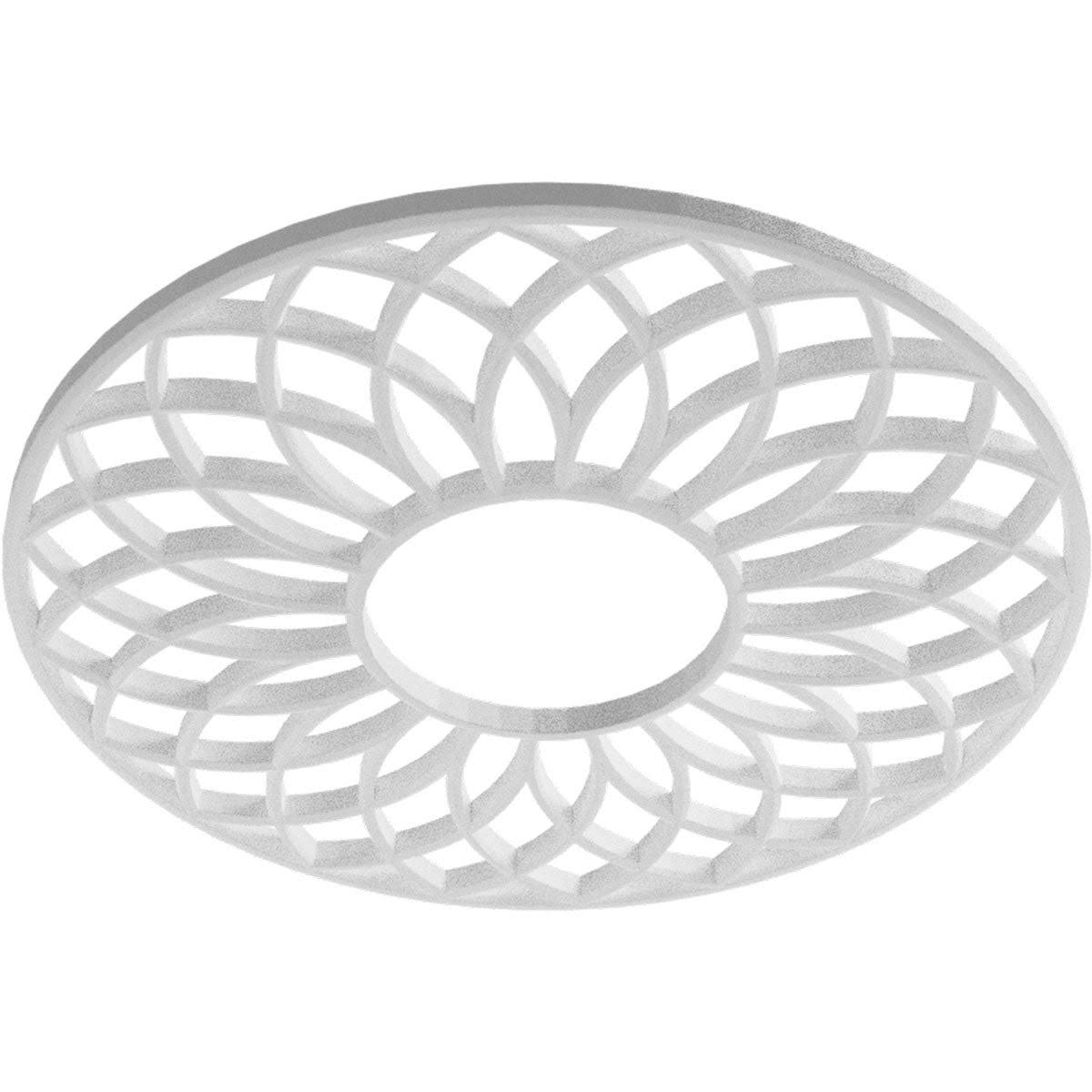 40x22OD x 13 5/8x22ID x 1x22P PVC Ceiling Medallion C597