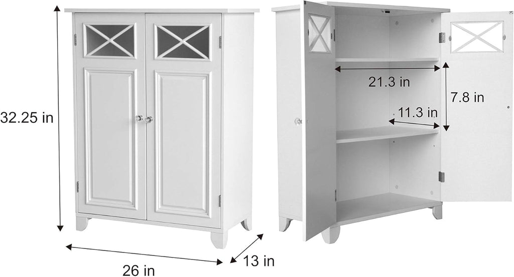 White Floor Cabinet R32495