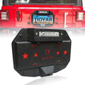 Spare Tire Delete License Plate Relocation Kit with Third Brake Light and Rear Camera Mounting Holes P1163