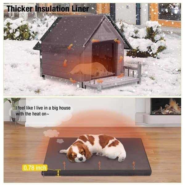 Insulated Large Dog House with Liner P67768