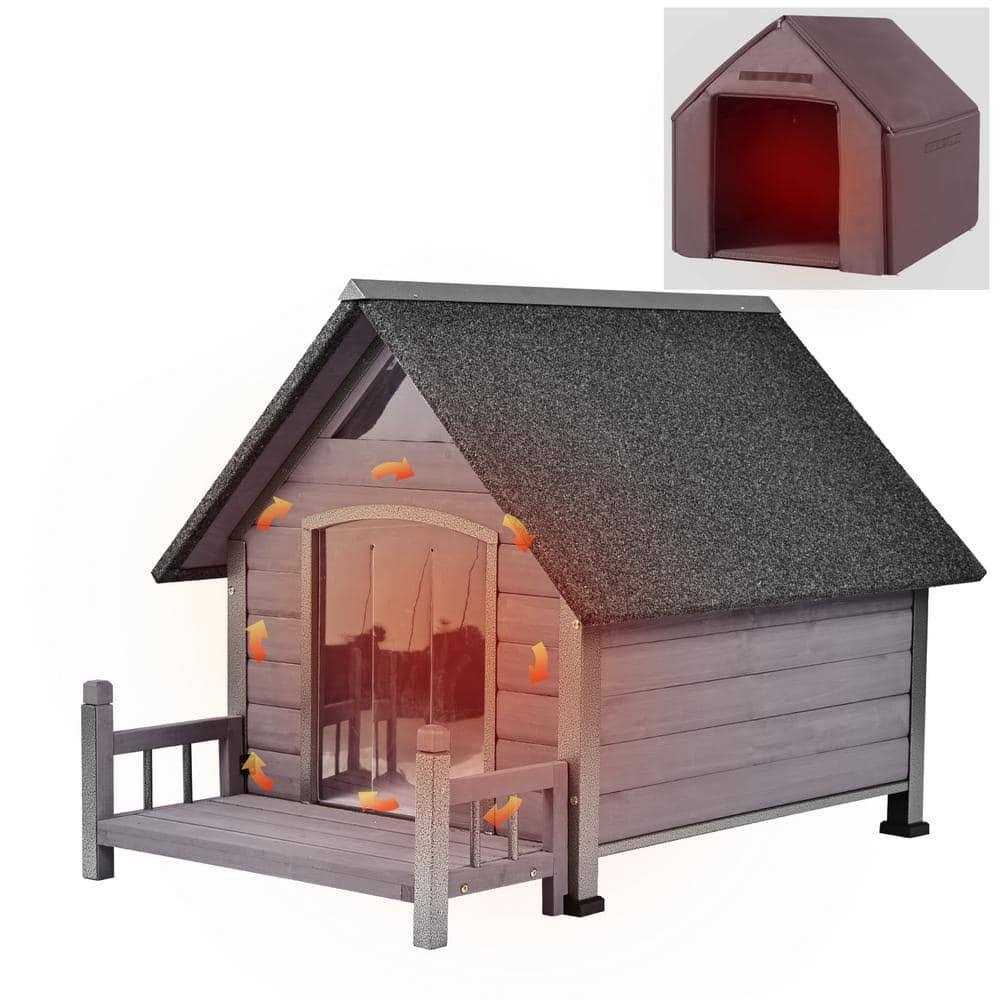 Insulated Large Dog House with Liner P67768