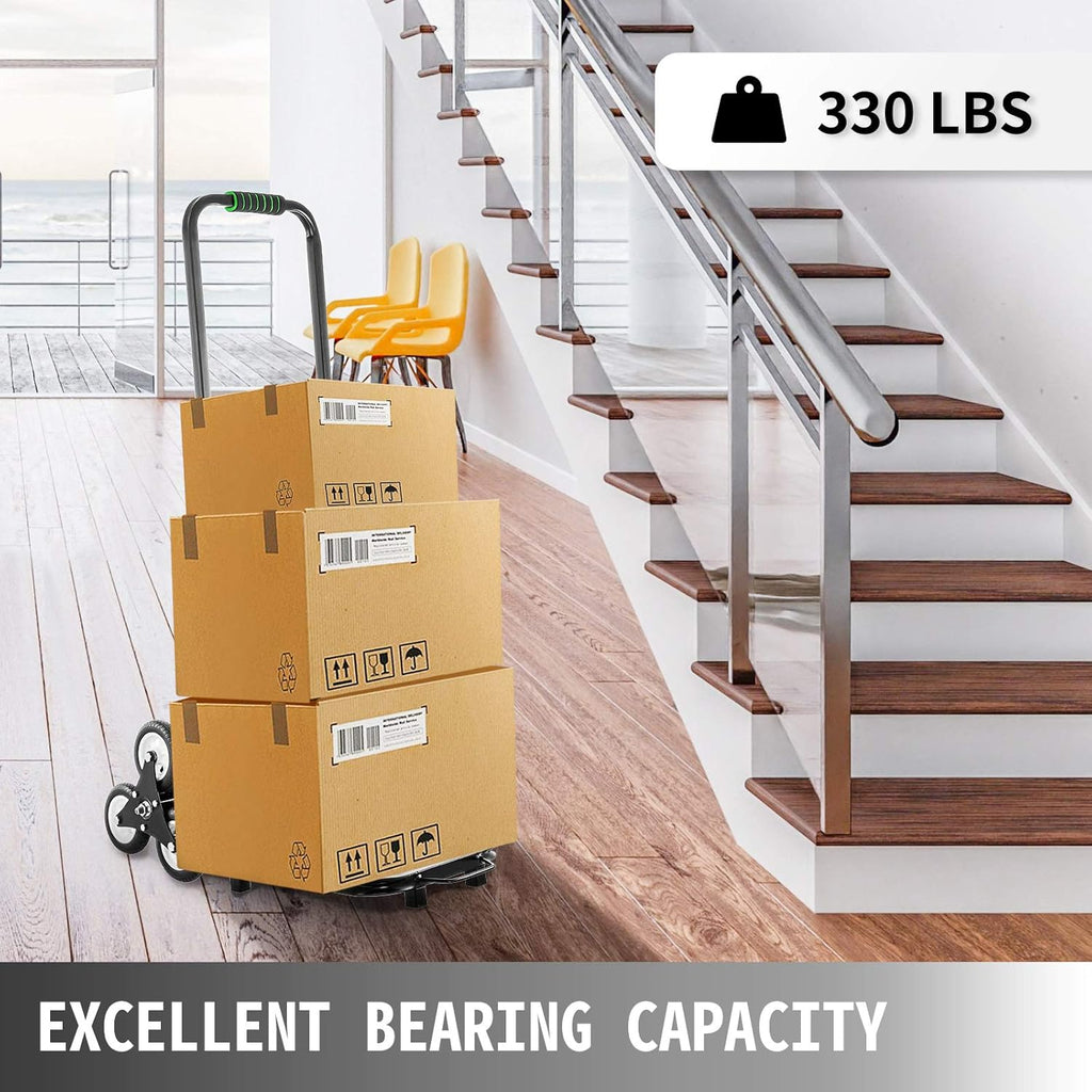 Portable Folding Stair Climber Hand Truck with 6 Wheels S15423