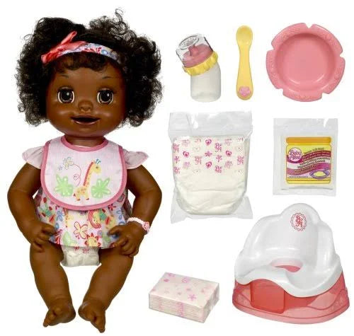 African American Baby Learns To Potty V523