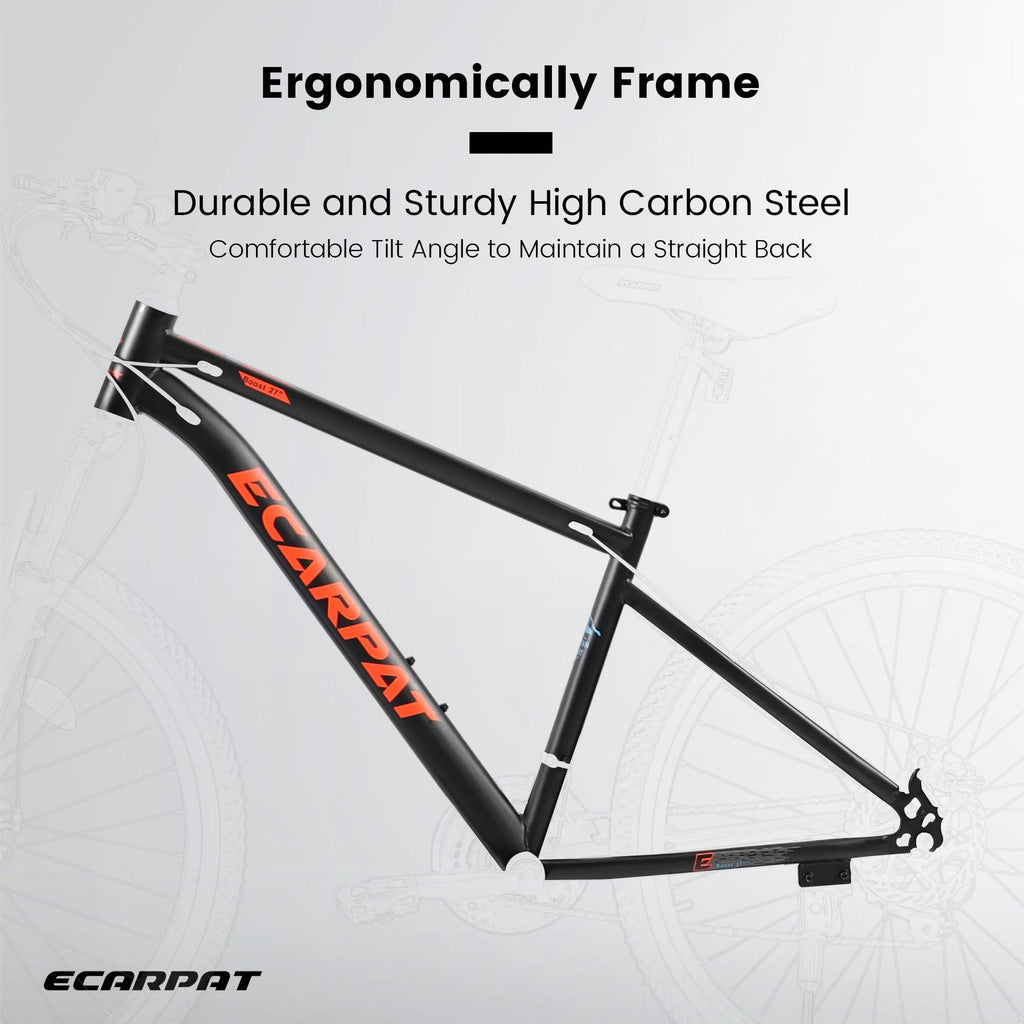 27.5 Inch 21 Speed Carbon Steel Mountain Bike D8342