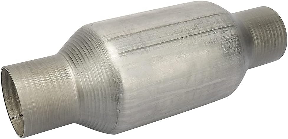 2.25" Inlet/Outlet Universal Catalytic Converter, High Flow Exhaust Pipe, Pack of 2 X485