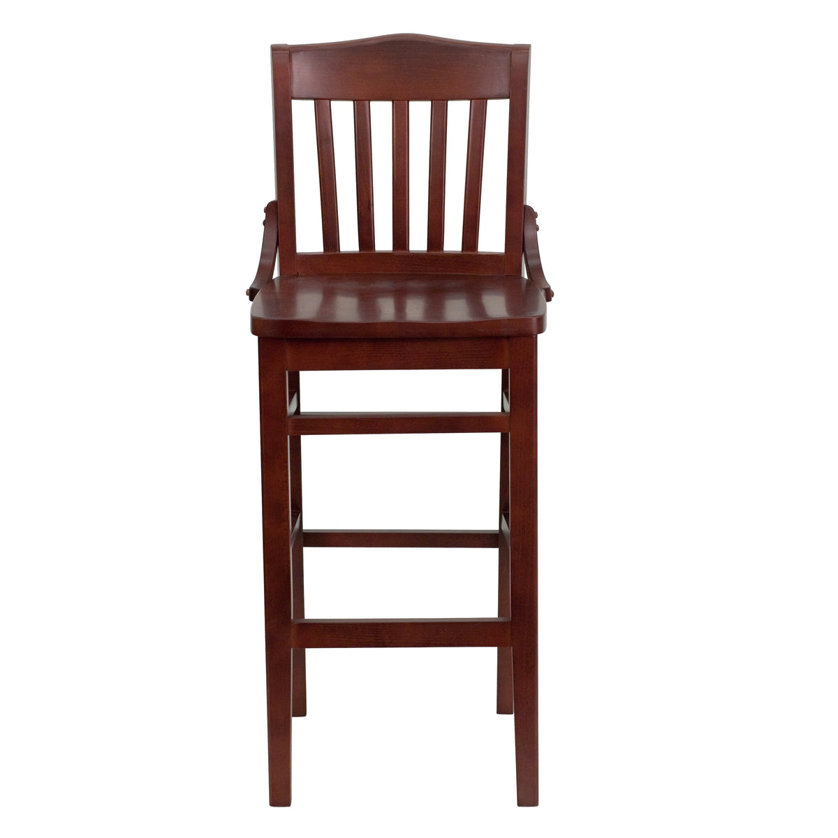 Wood Restaurant Dining Barstool U773308