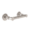 Satin Nickel Double Post Toilet Tissue Holder G5433